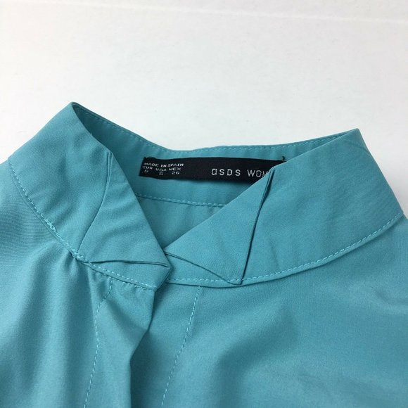 ASDS Women's Button Down Blouse Sleeveless Top S - Picture 3 of 8